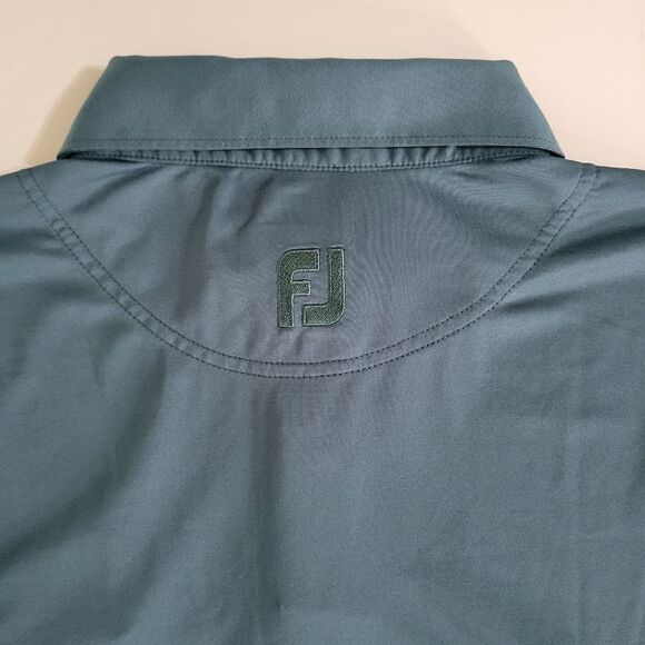 Footjoy Men's Hunter Green Short Sleeve ProDry® Performance Golf Polo - Picture 13 of 16